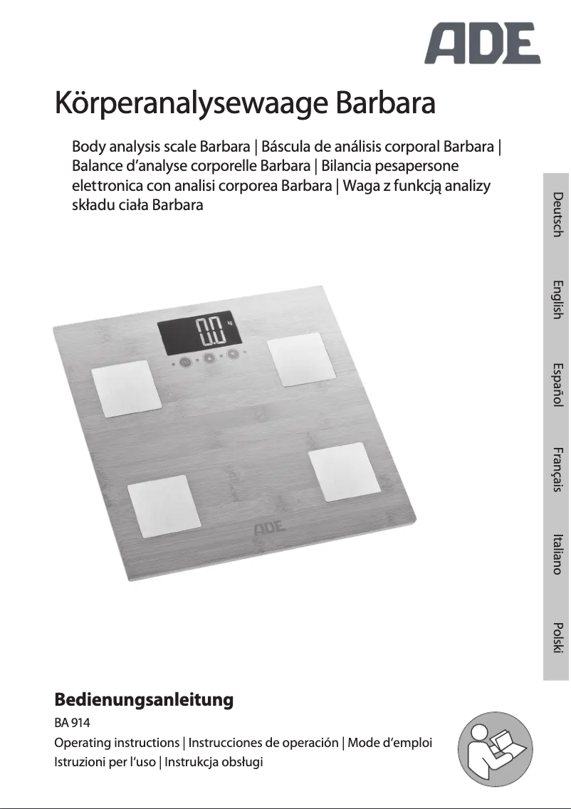 Imagen de la primera página del manual del dispositivo Barbara BA 914