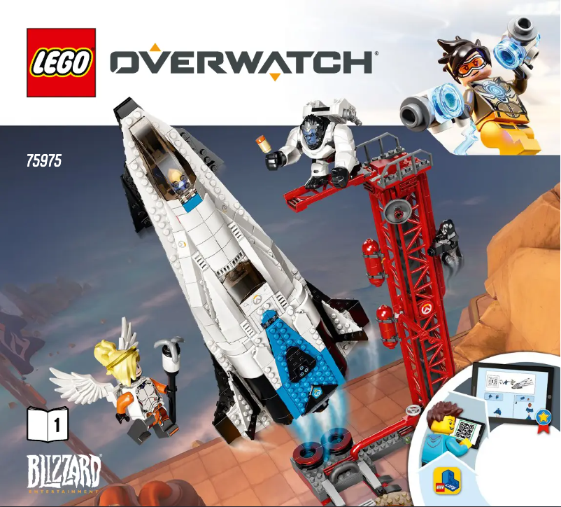 Página 1 del manual Manual de usuario Lego Overwatch 75975