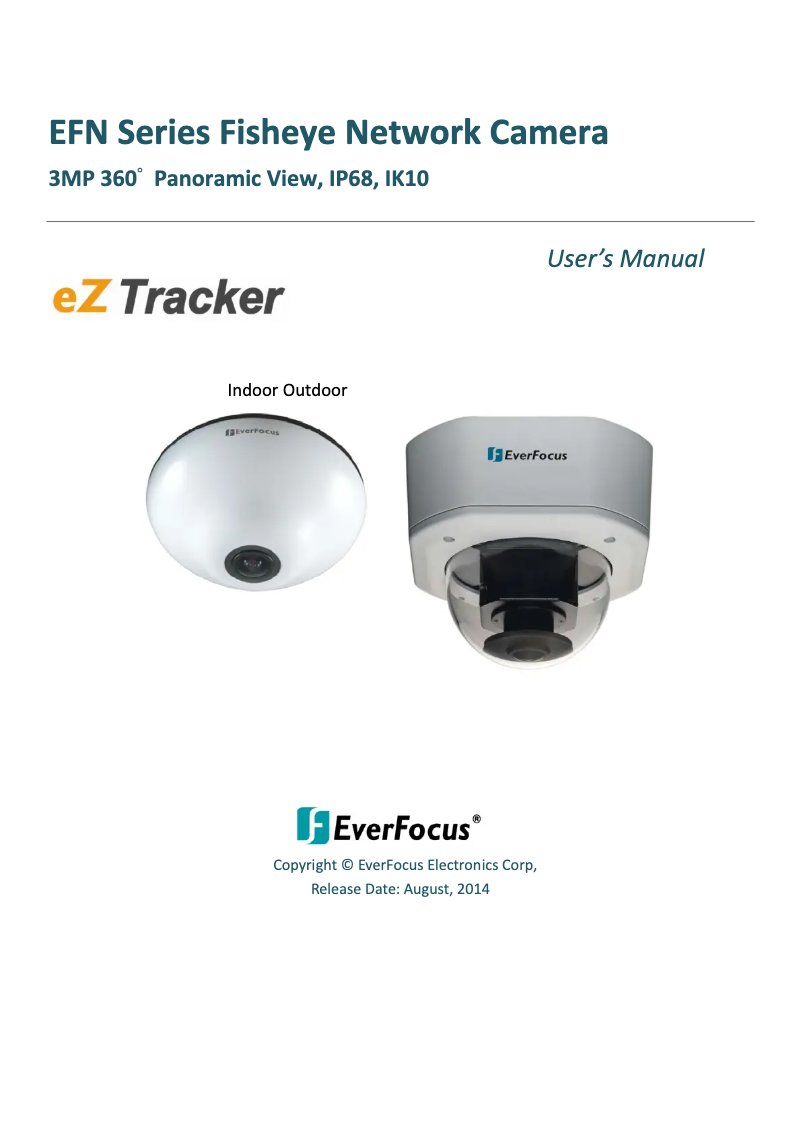 Página 1 del manual Manual de usuario EverFocus EFN3321