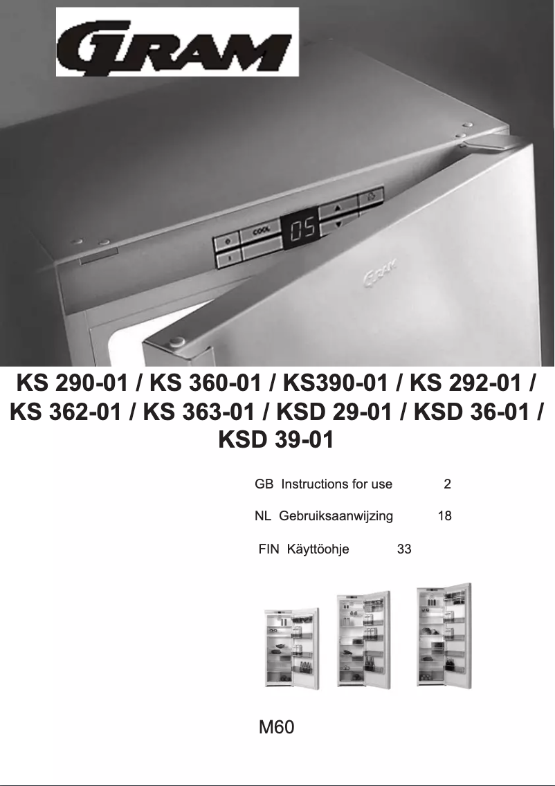 Página 1 del manual Manual de usuario Gram KS 360-01