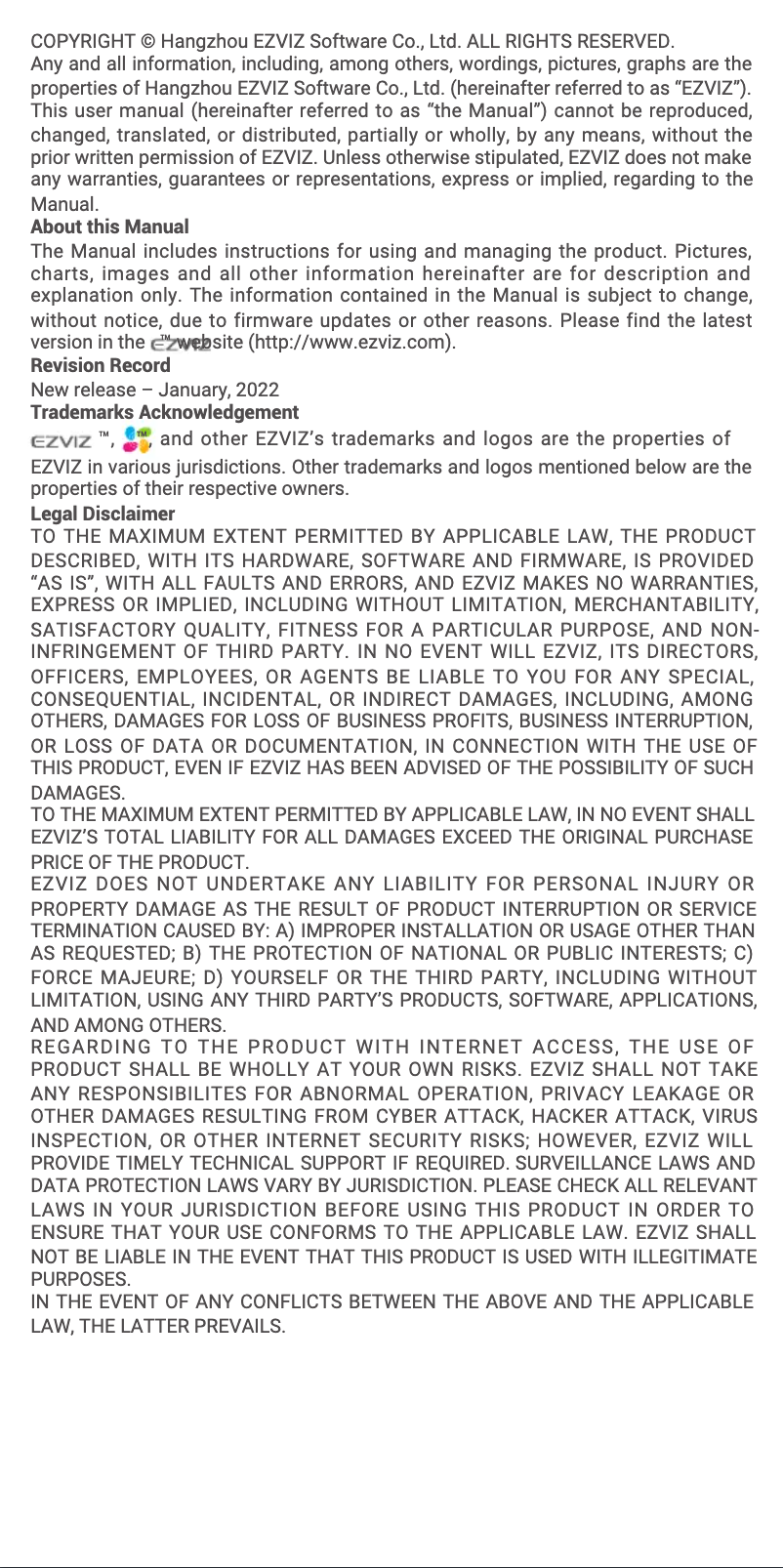 Imagen de la primera página del manual del dispositivo C8PF