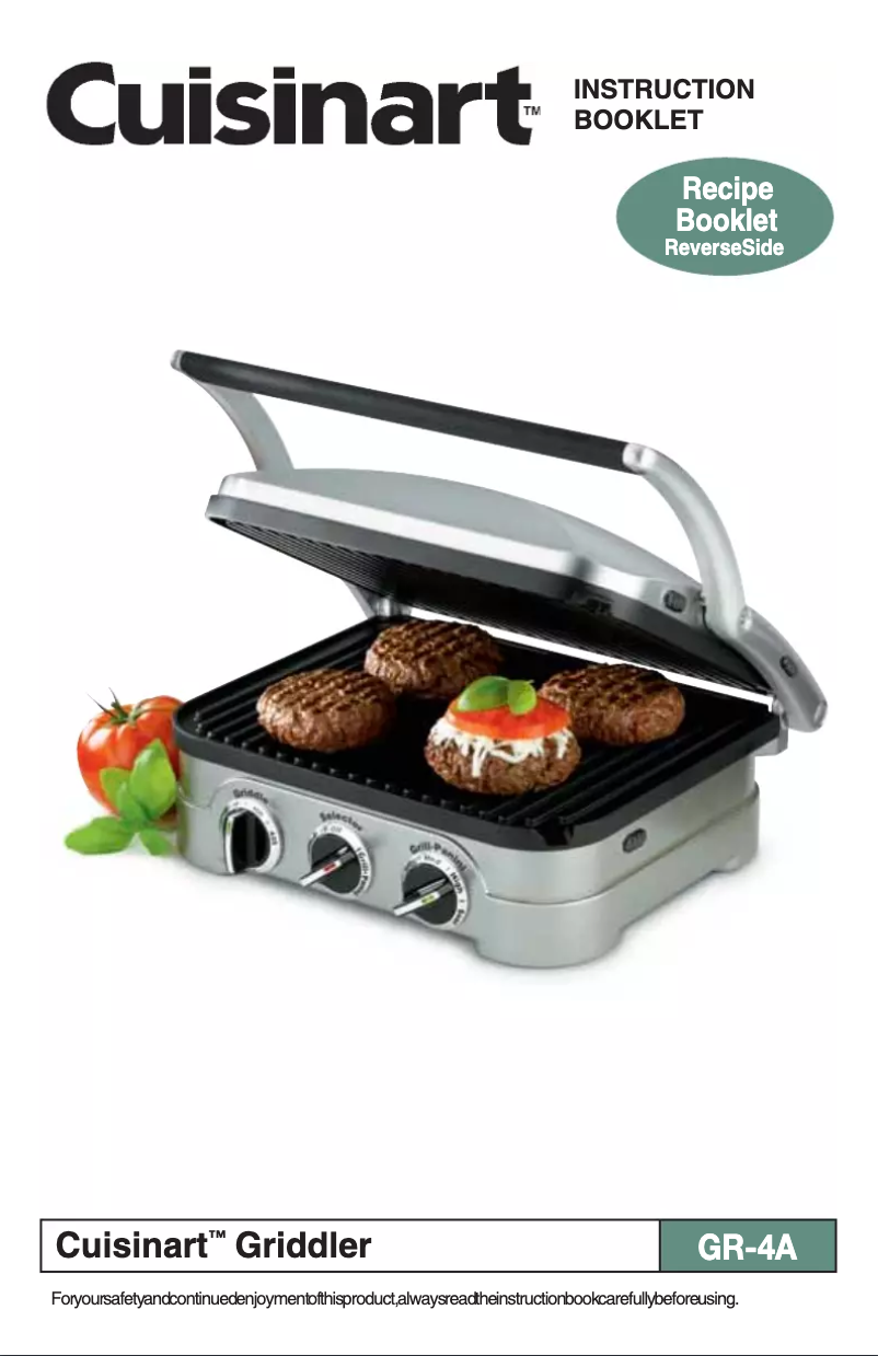 Imagen de la primera página del manual del dispositivo GR-4A