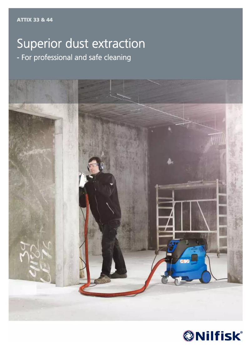 Página 1 del manual Manual de usuario Nilfisk ATTIX 33-2M PC