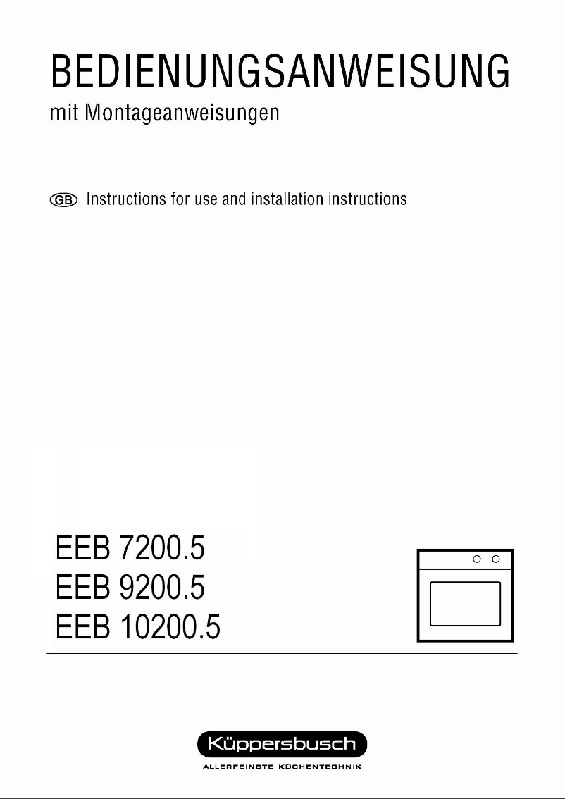 Imagen de la primera página del manual del dispositivo EEB 9200.5