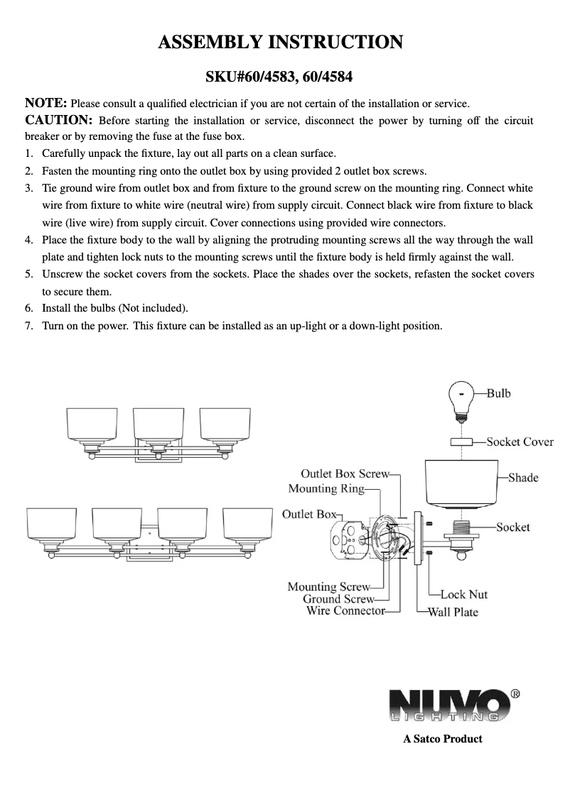 Imagen de la primera página del manual del dispositivo Soho 60/4584