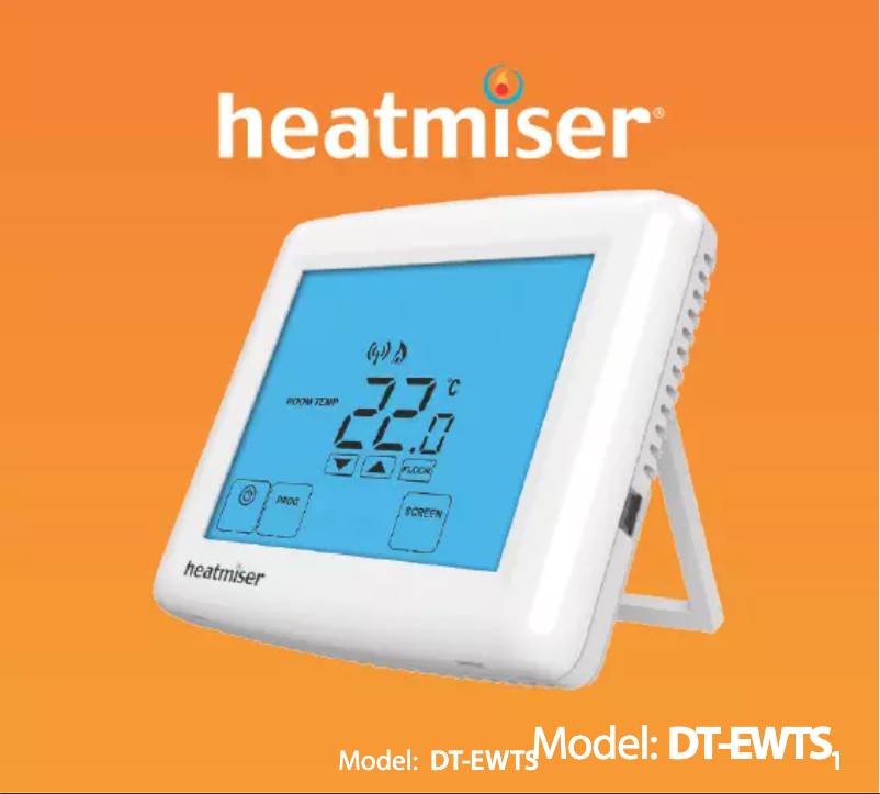 Página 1 del manual Manual de usuario Heatmiser DT-EWTS
