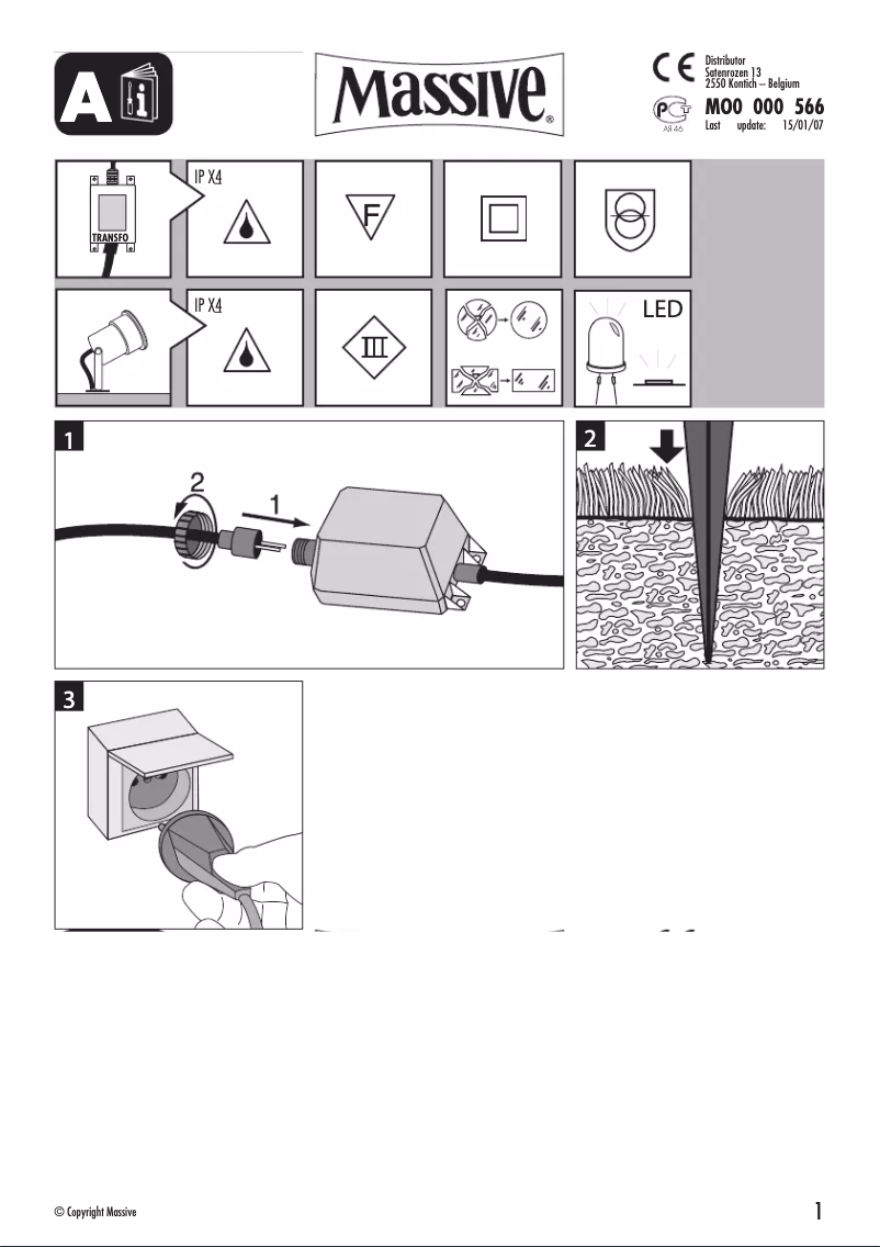 Imagen de la primera página del manual del dispositivo Napoli