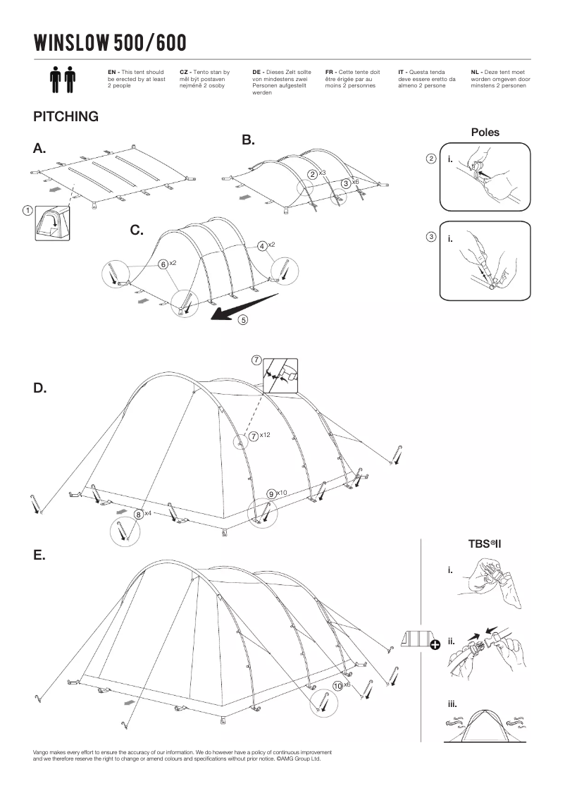 Imagen de la primera página del manual del dispositivo Winslow 600