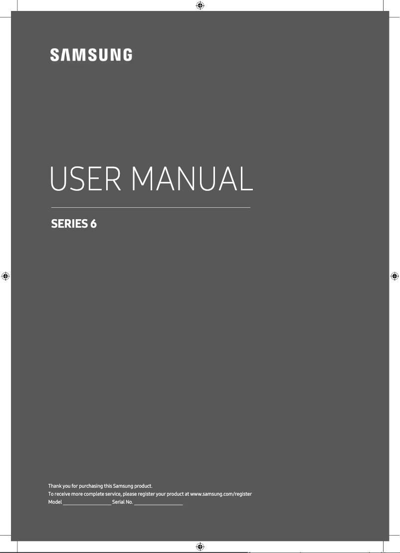 Página 1 del manual Manual de usuario Samsung UA55MU6470U