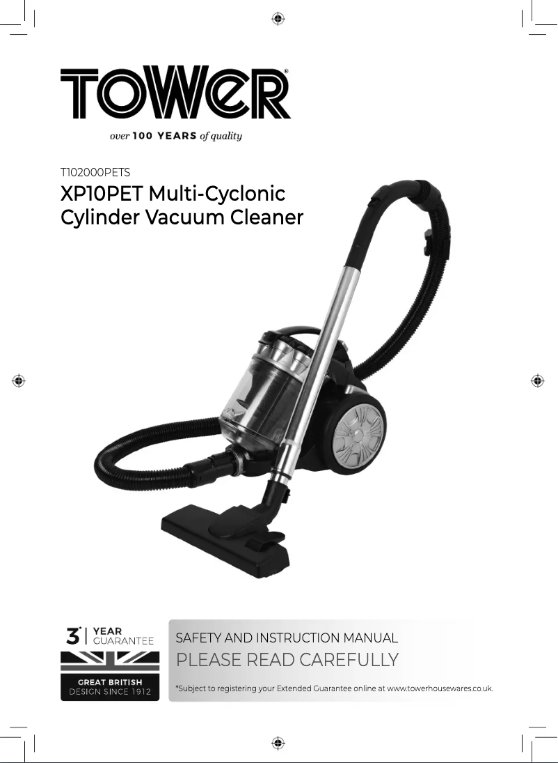 Imagen de la primera página del manual del dispositivo RXP10PET