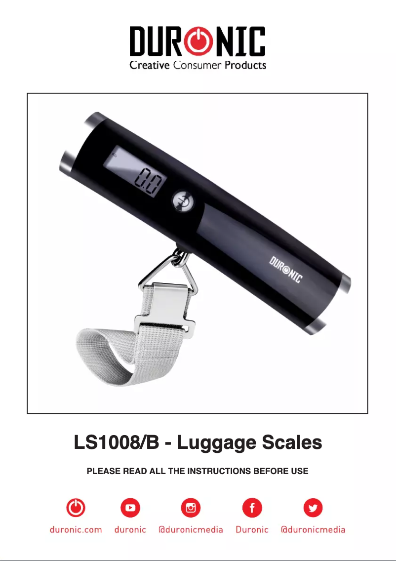 Imagen de la primera página del manual del dispositivo LS1008