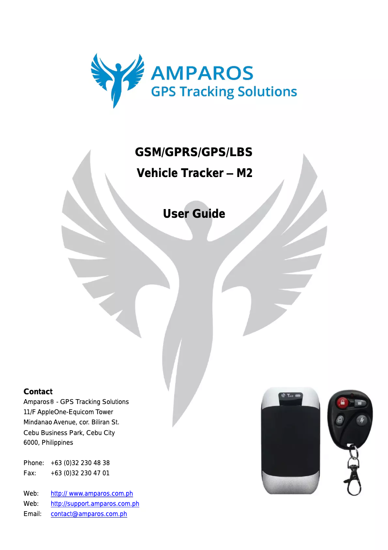 Imagen de la primera página del manual del dispositivo M2