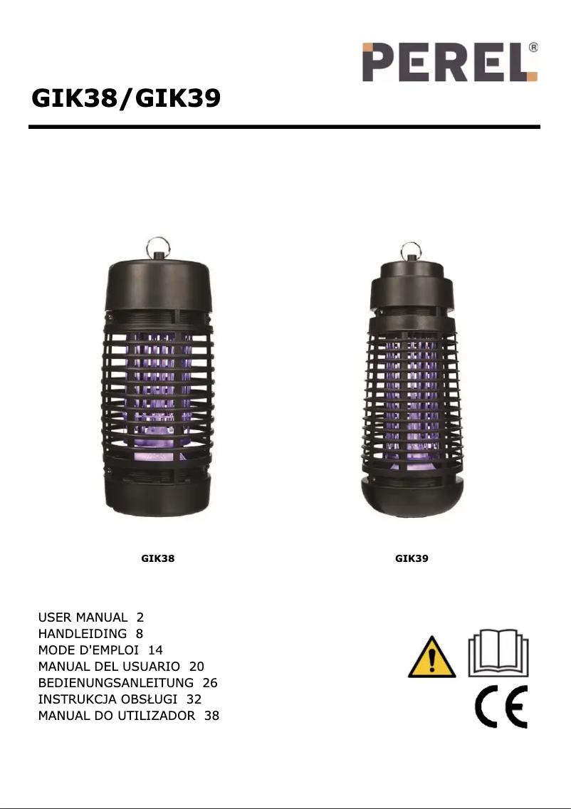 Página 1 del manual Manual de usuario Perel GIK38