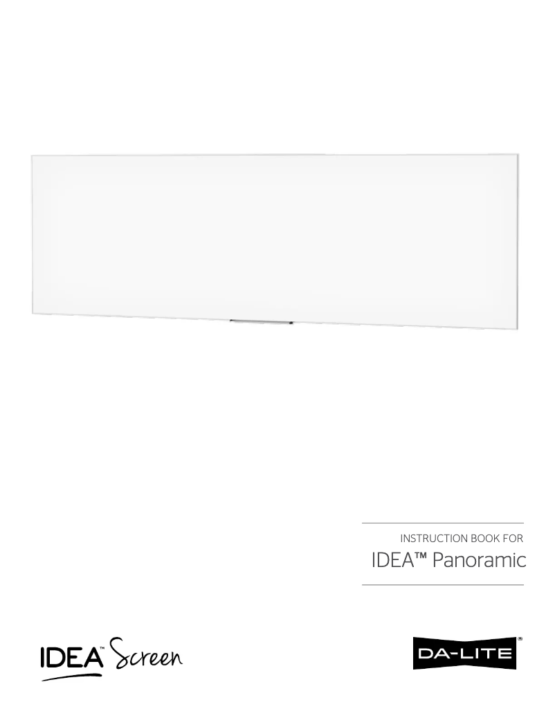 Imagen de la primera página del manual del dispositivo IDEA Panoramic 24161