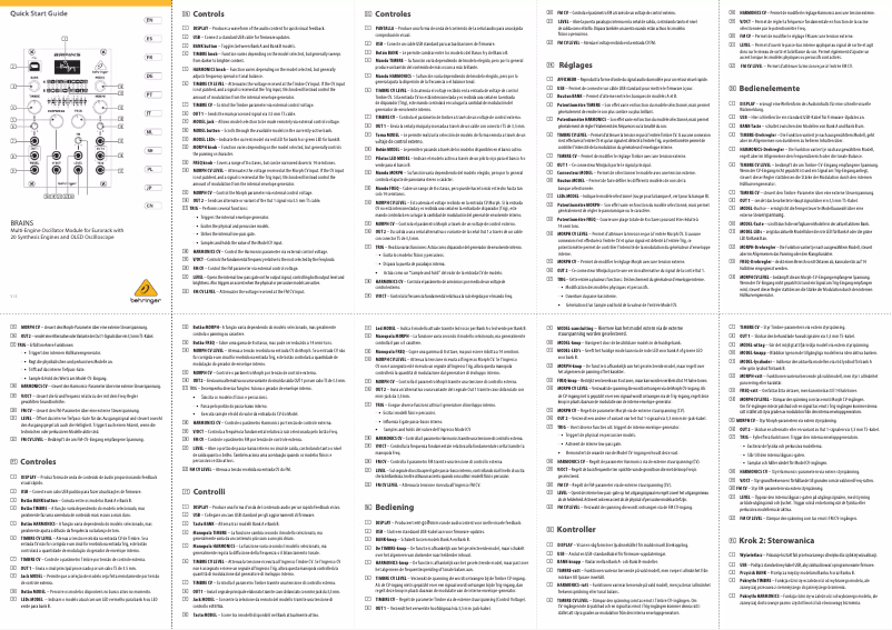 Imagen de la primera página del manual del dispositivo BRAINS