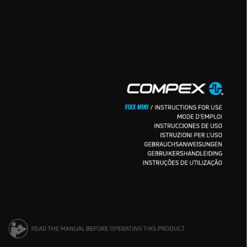 Página 1 del manual Manual de usuario Compex Fixx Mini