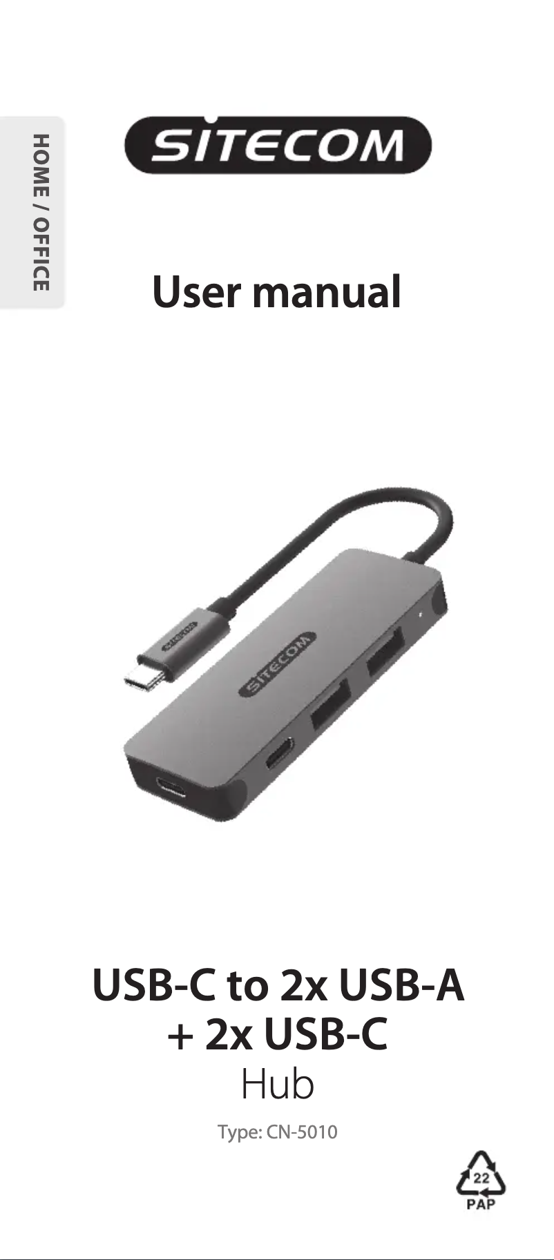 Imagen de la primera página del manual del dispositivo CN-5010