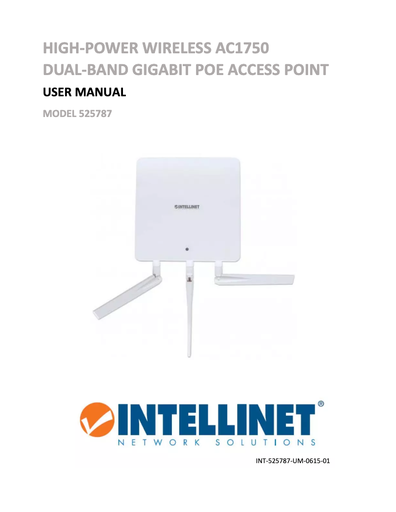 Página nº 1 - Manual de usuario Intellinet AC1750 (525787)