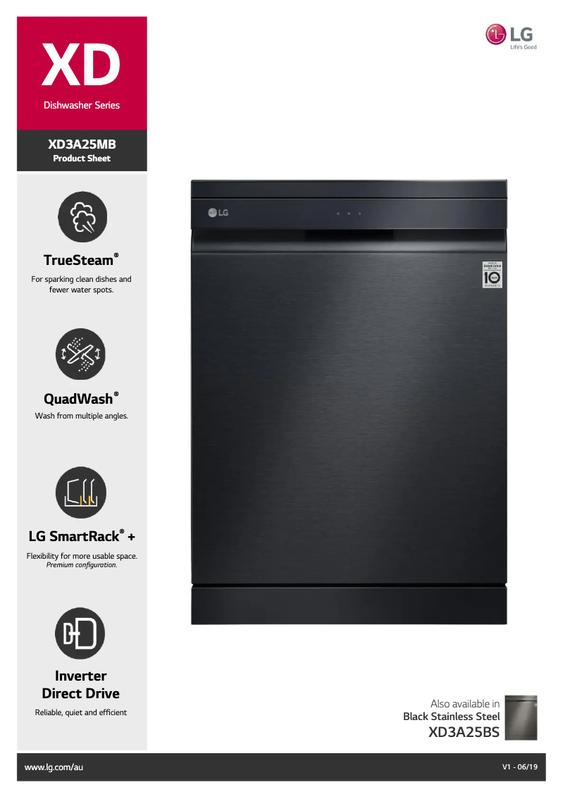 Imagen de la primera página del manual del dispositivo XD3A25MB