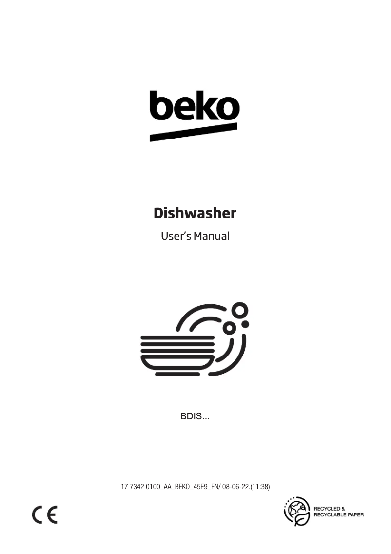 Página 1 del manual Etiqueta energética Beko BDIS261C