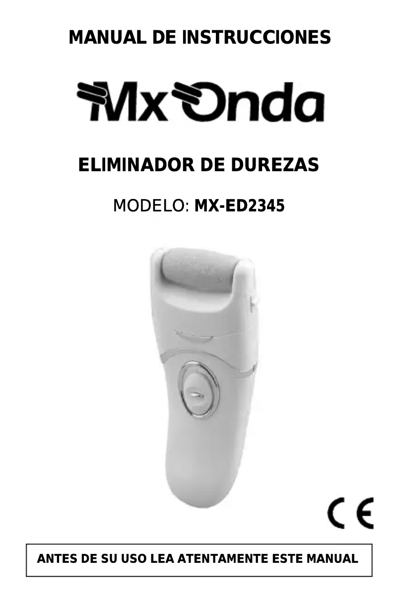 Página 1 del manual Manual de usuario Mx Onda MX-ED2345