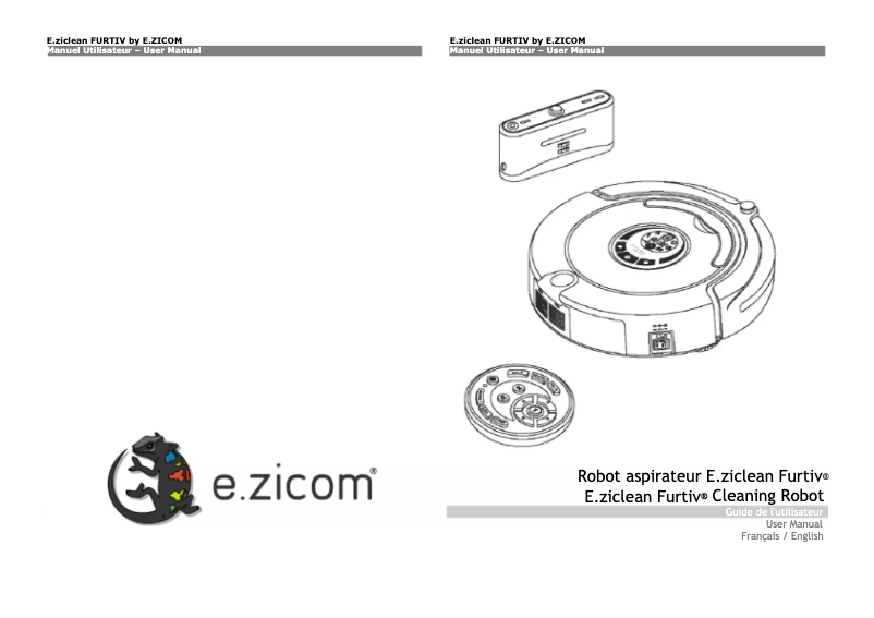 Imagen de la primera página del manual del dispositivo E.ziclean Furtiv