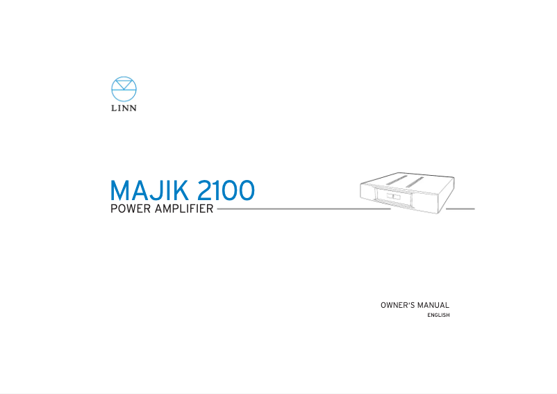 Imagen de la primera página del manual del dispositivo Majik 2100