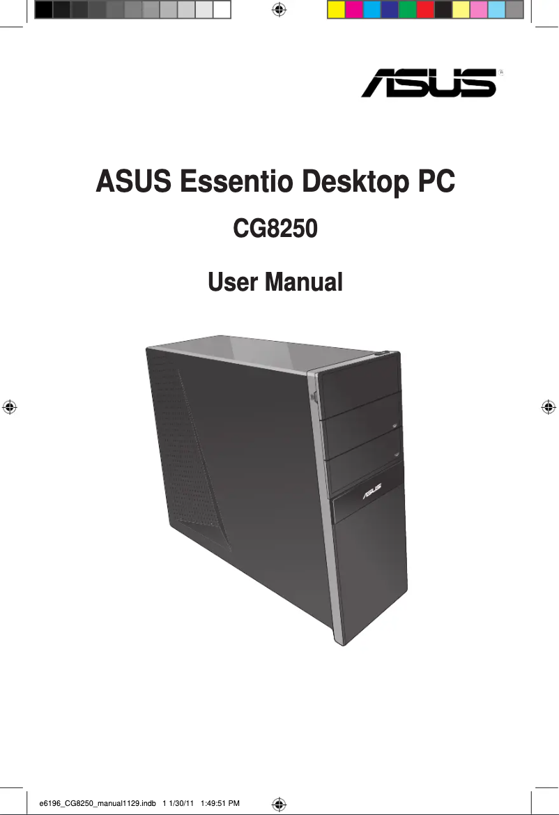 Imagen de la primera página del manual del dispositivo Essentio CG8250