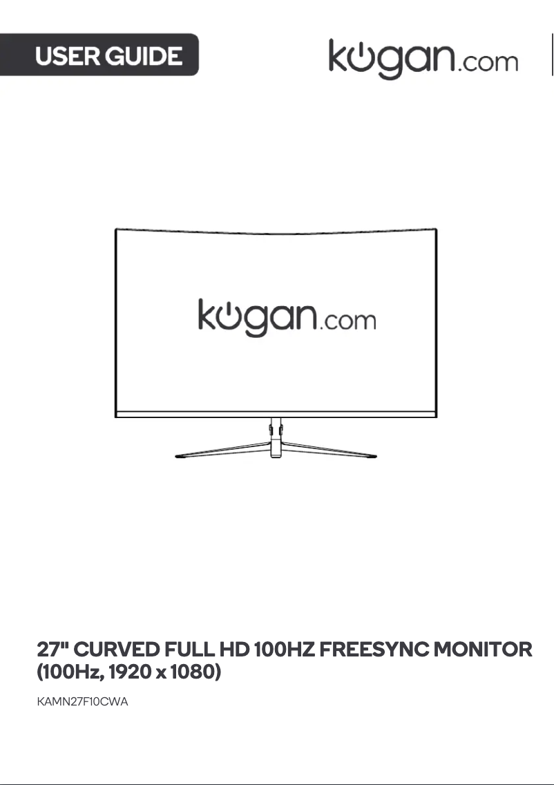 Imagen de la primera página del manual del dispositivo KAMN27F10CWA