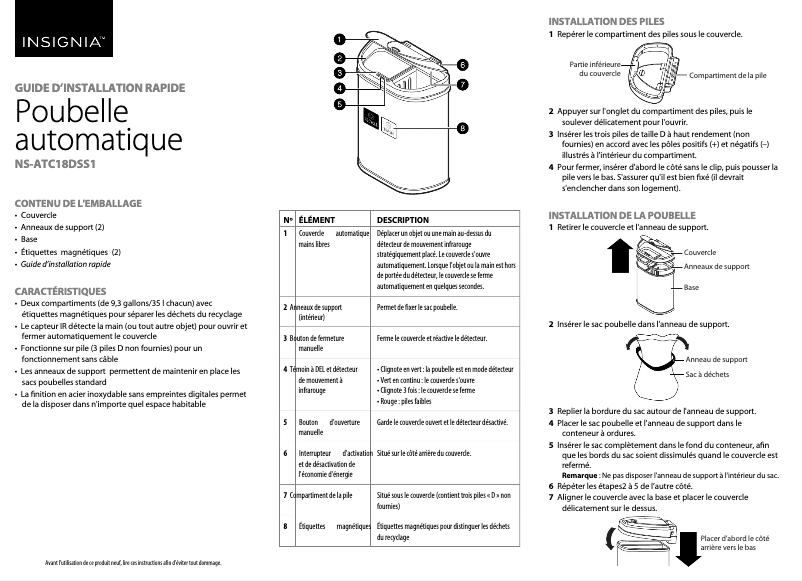 Imagen de la primera página del manual del dispositivo NS-ATC18DSS1