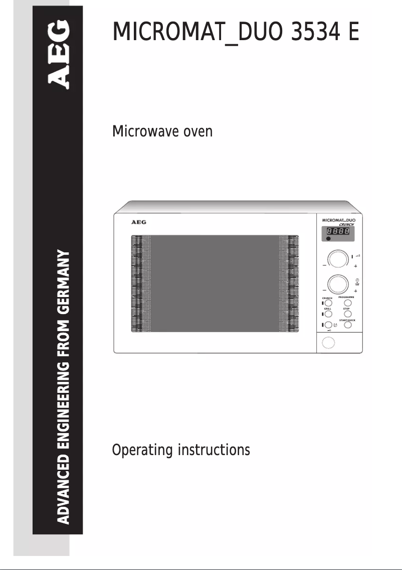 Imagen de la primera página del manual del dispositivo Micromat DUO 3534 E