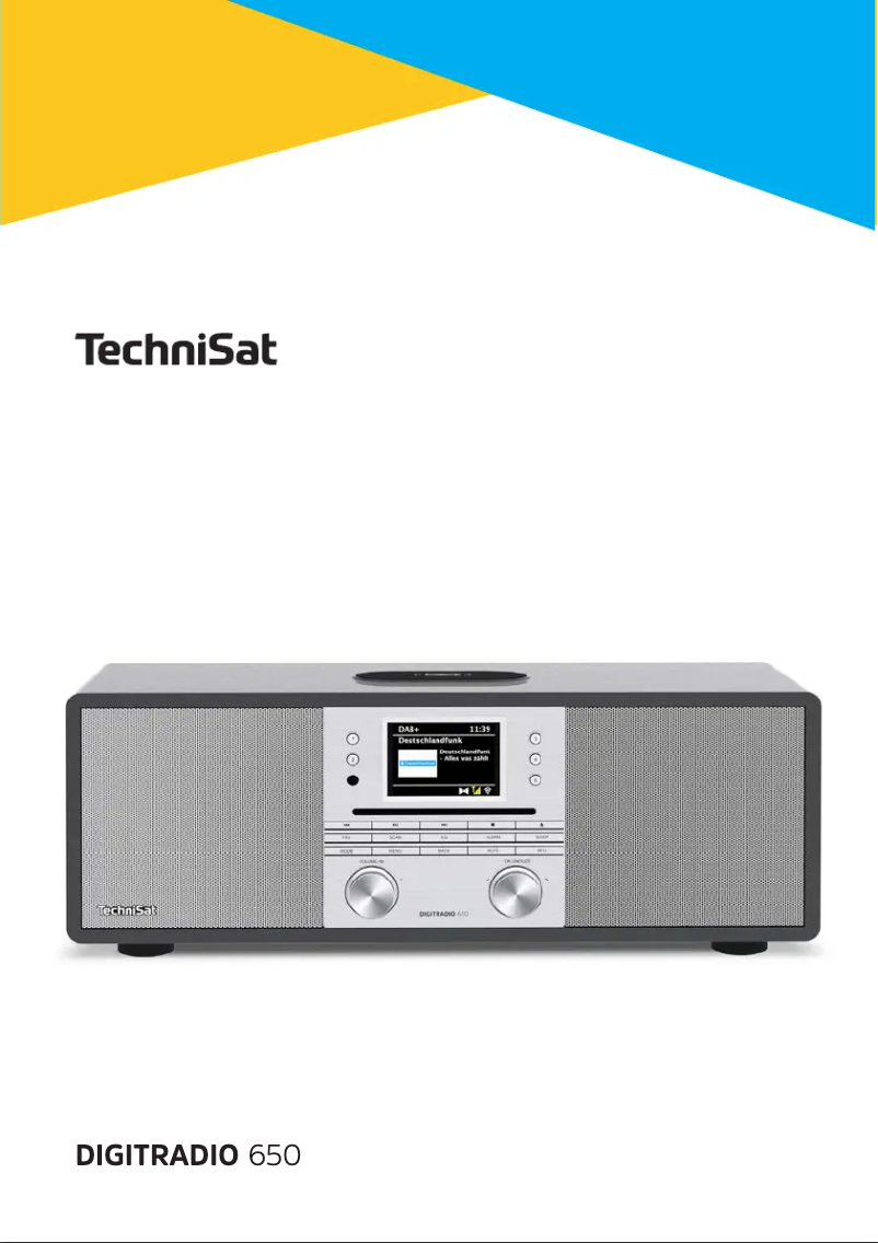 Imagen de la primera página del manual del dispositivo DigitRadio 650