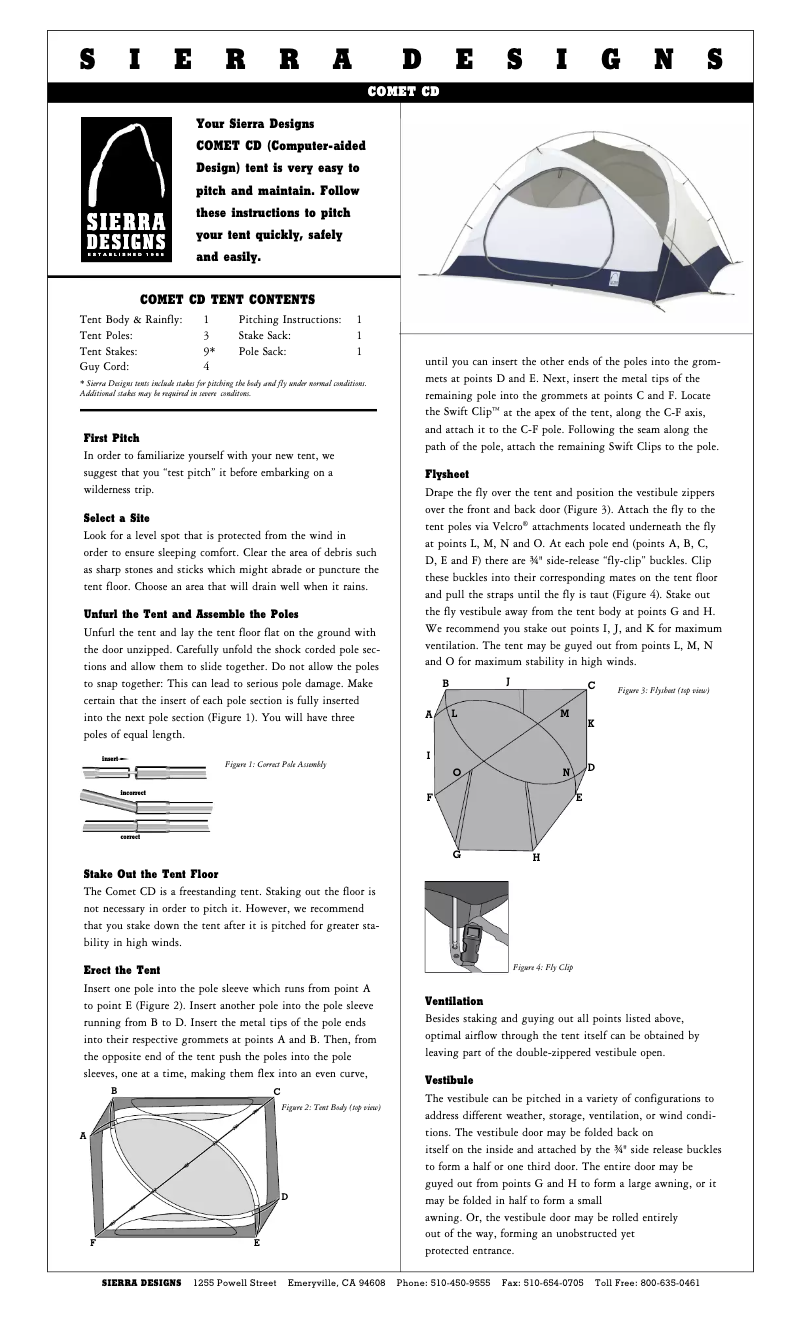 Imagen de la primera página del manual del dispositivo Comet CD