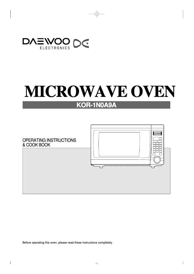 Imagen de la primera página del manual del dispositivo KOR1N0A