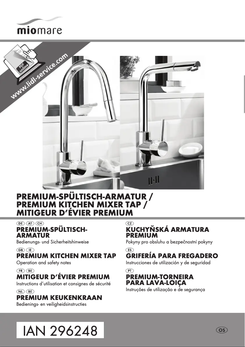 Página 1 del manual Manual de usuario Miomare IAN 296248