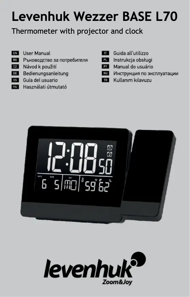 Imagen de la primera página del manual del dispositivo Wezzer BASE L70