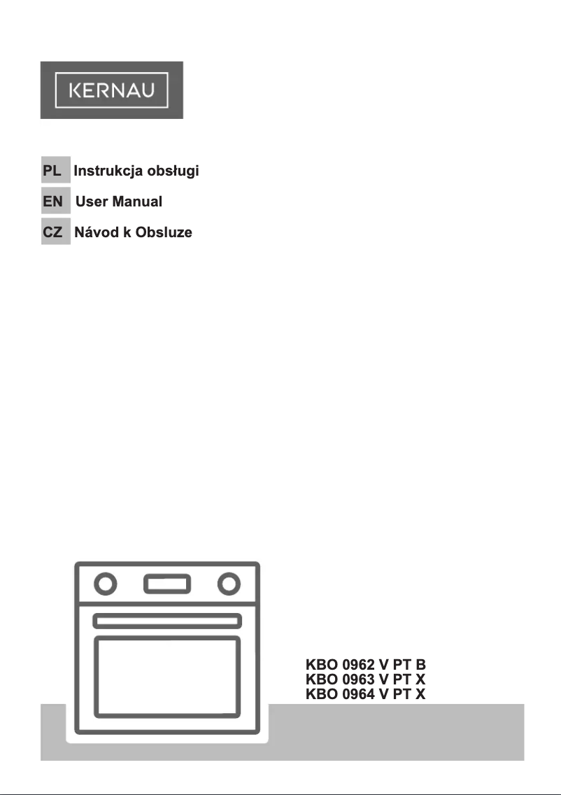 Imagen de la primera página del manual del dispositivo KBO 0964 V PT X