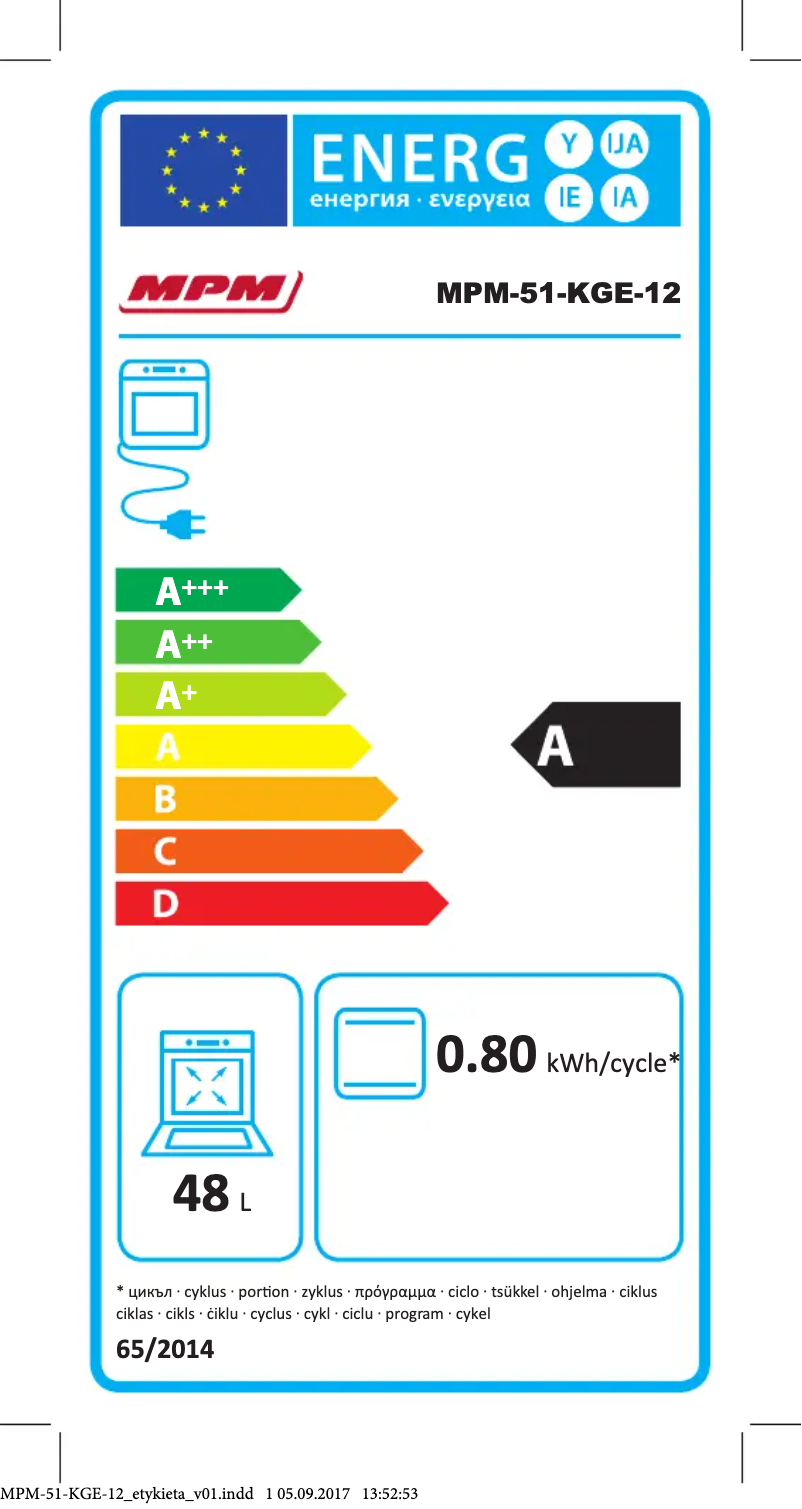 Página 1 del manual Manual de usuario MPM MPM-51-KGE-12