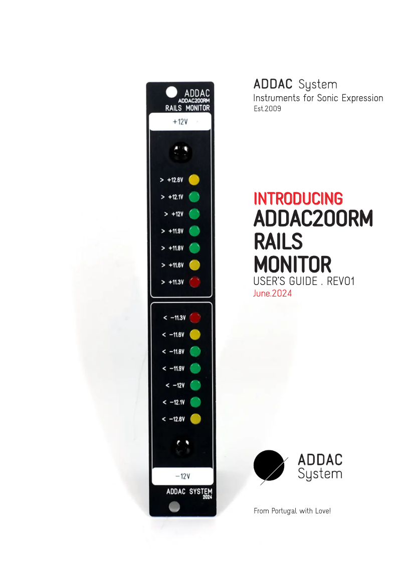 Página nº 1 - Manual de usuario ADDAC System ADDAC200RM
