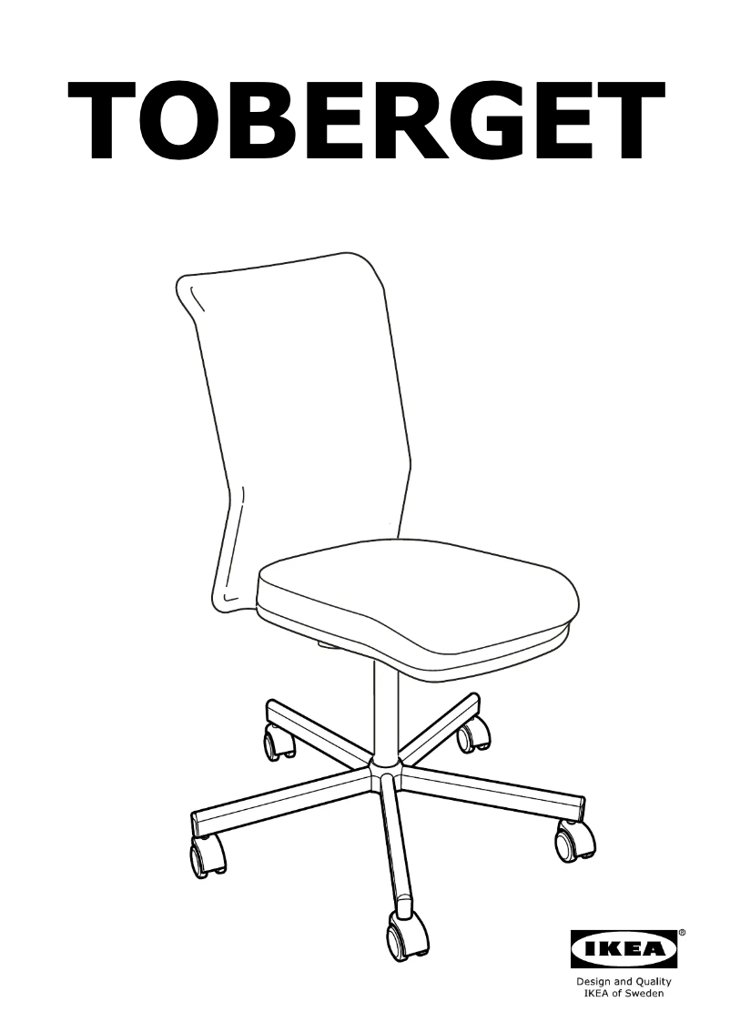 Página 1 del manual Manual de usuario Ikea TOBERGET 703.926.60