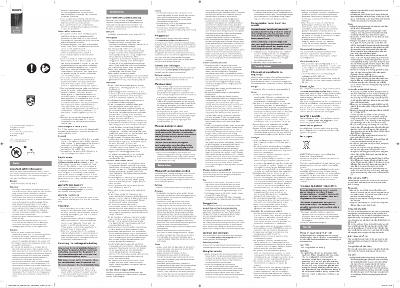 Imagen de la primera página del manual del dispositivo SatinShave Prestige BRL180