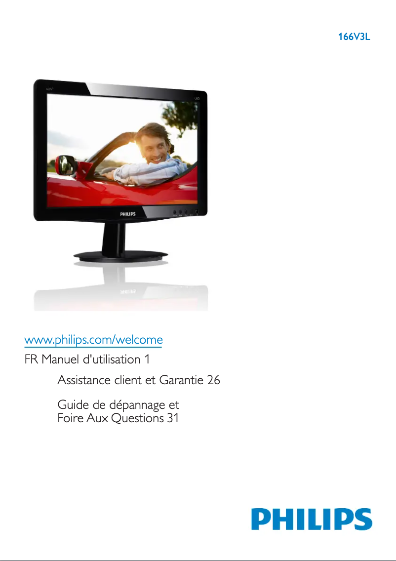 Página 1 del manual Manual de usuario Philips 166V3LSB