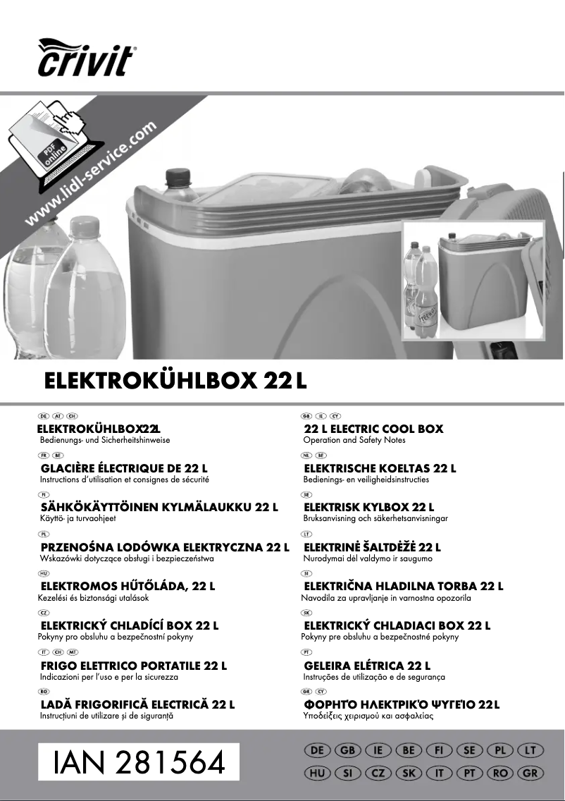 Imagen de la primera página del manual del dispositivo IAN 273491