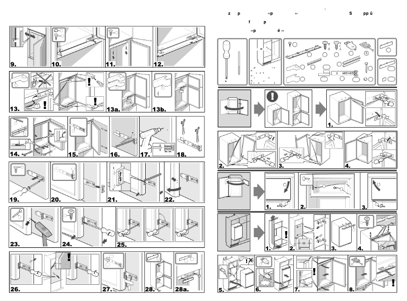 Página 1 del manual Guía de instalación Bosch KIL18V10