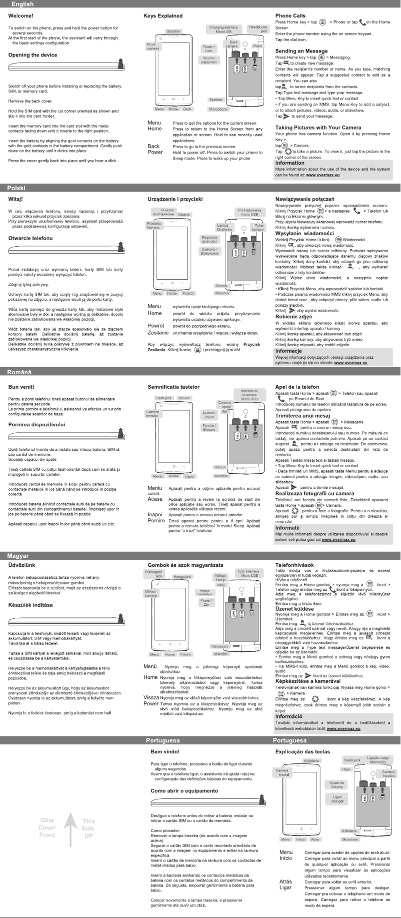 Imagen de la primera página del manual del dispositivo Vertis 4012 You