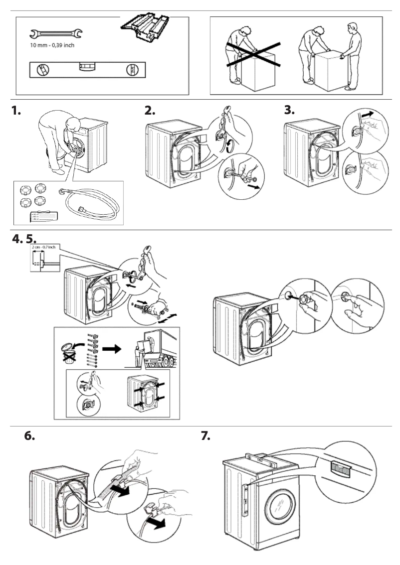 Imagen de la primera página del manual del dispositivo PWF X 1073 A