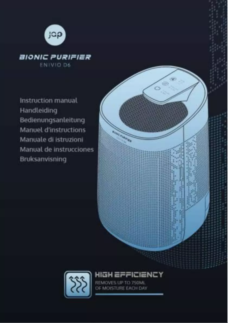 Imagen de la primera página del manual del dispositivo Enivio D6