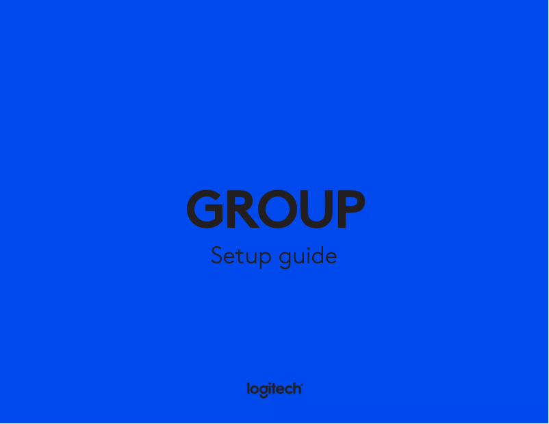 Página 1 del manual Manual de usuario Logitech GROUP