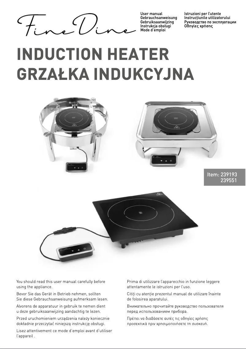 Imagen de la primera página del manual del dispositivo 239193