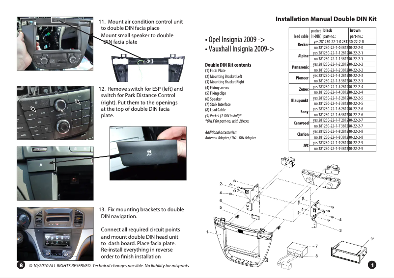 Imagen de la primera página del manual del dispositivo CA-HM-OIS.001